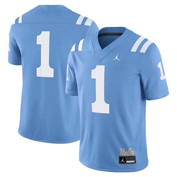 Men's UCLA Bruins Active Player Custom Light Blue Stitched Jersey